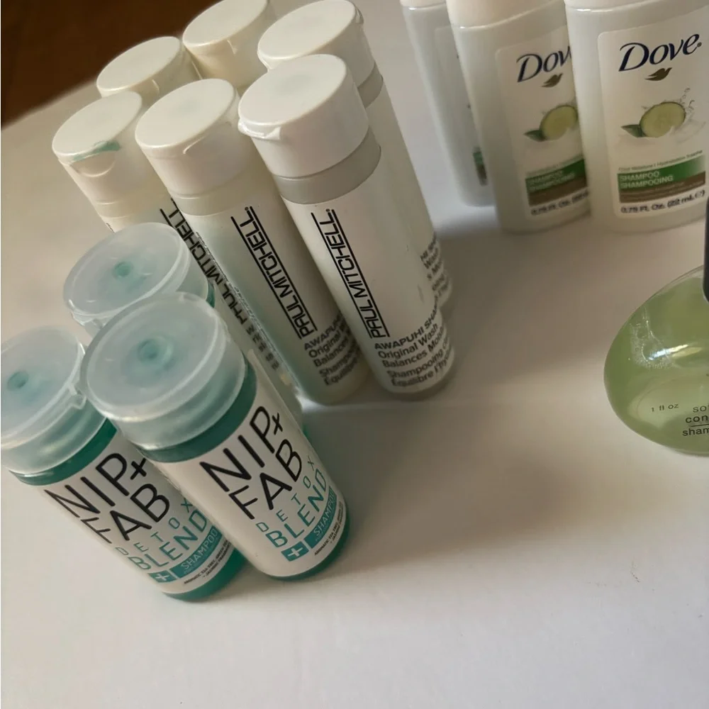 Bundle of Travel Sized PRODUCTS |NIP + FAB DOVE Paul Mitchell Nectar Spa Therapy